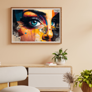 Tableau décoratif Portrait Artistique Essence Captivante