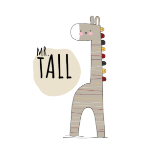 Tableau décoratif Le monde coloré de M. Tall : Tableau fantastique pour enfants – Image 2