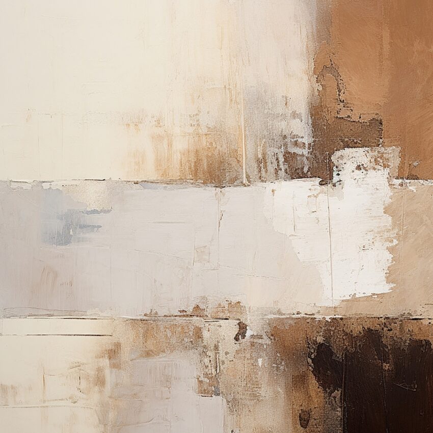 Tableau décoratif Abstraction Douce Éclat Sable – Image 2